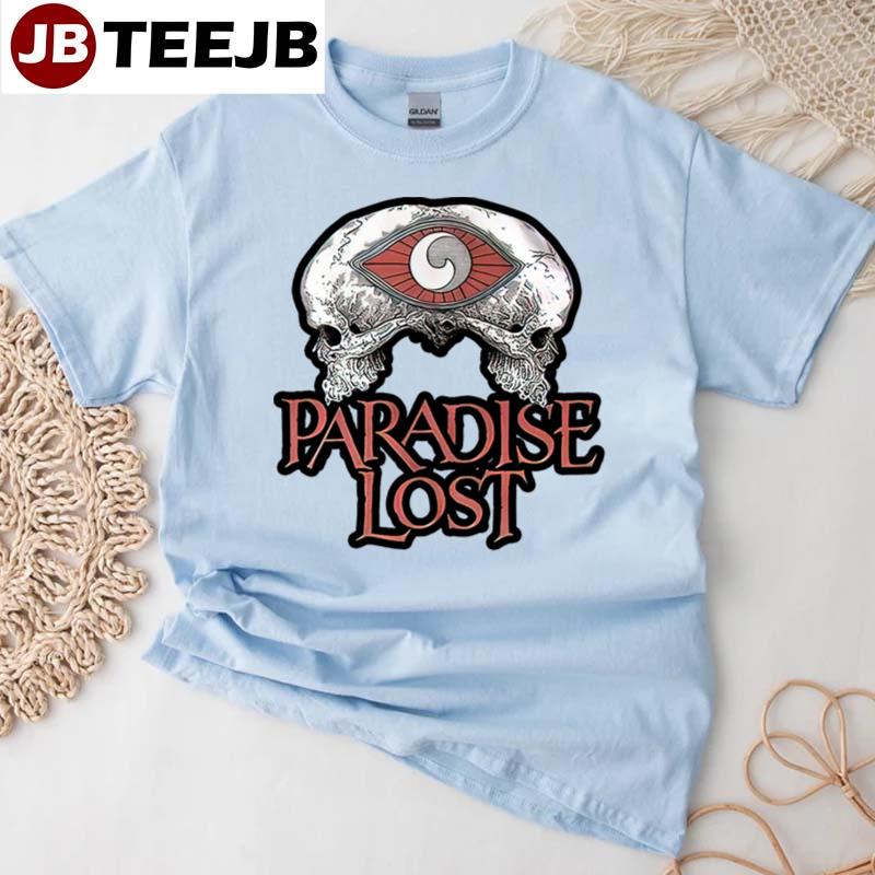 2 Skull English Gothic Metal Band Paradise Lost Unisex T-Shirt