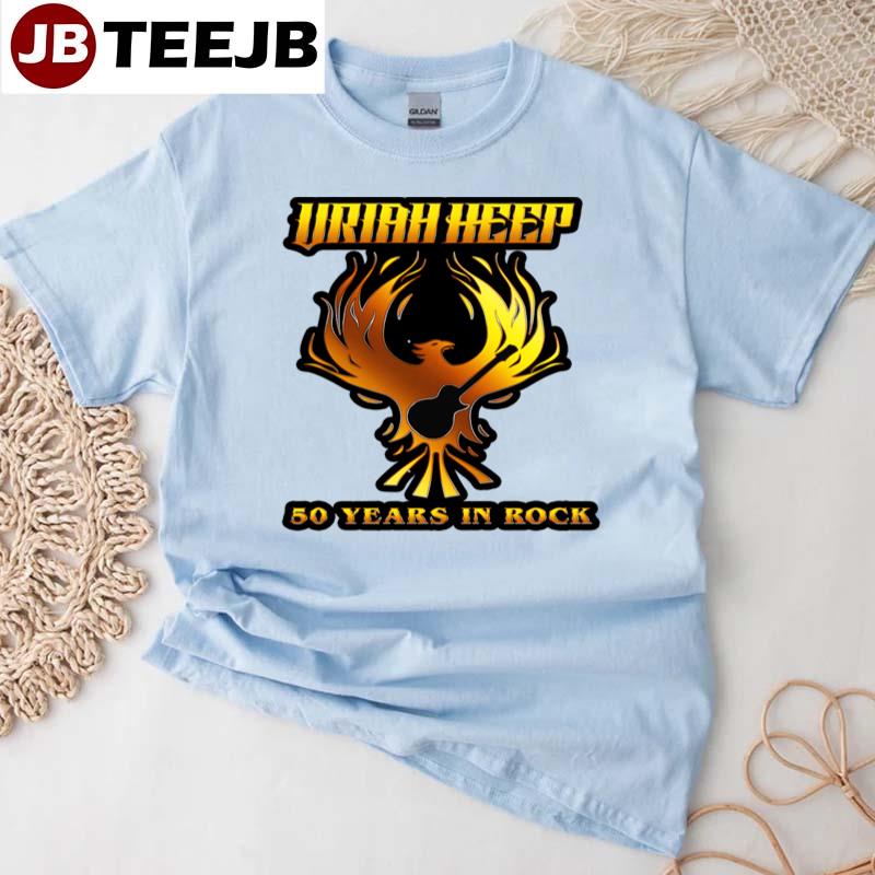 50 Years In Rock Uriah Heep Unisex T-Shirt