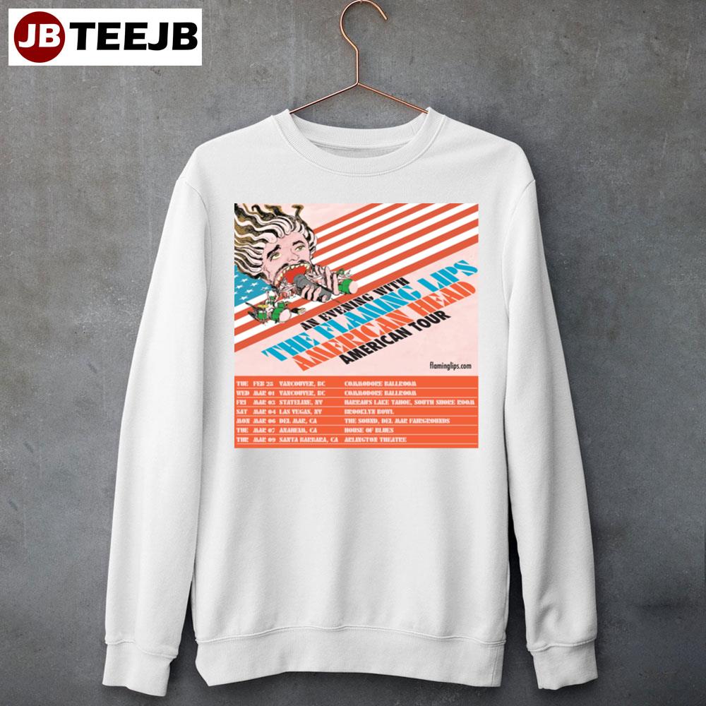 An Evening With The Flaming Lips American Tour 2023 Trending Unisex Sweatshirt