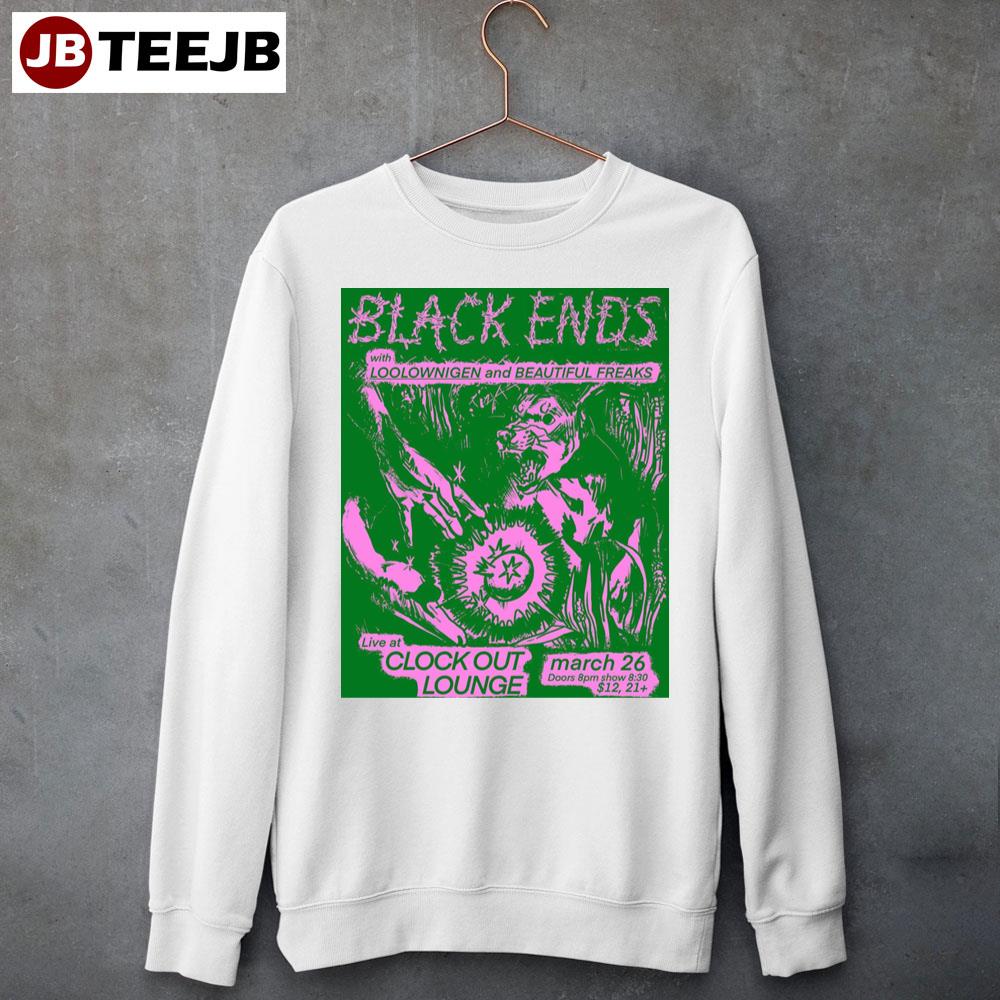 Black Ends Live At Clock-Out Lounge 2023 Unisex Sweatshirt