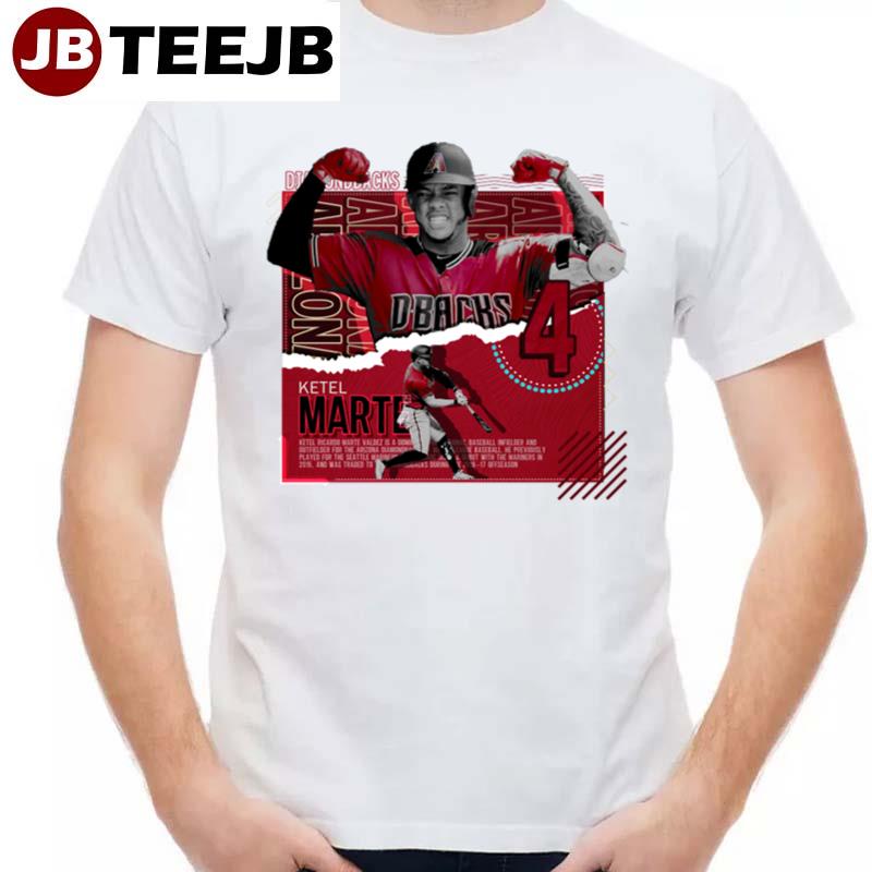 Retro 4 Ketel Marte Baseball Unisex T-Shirt