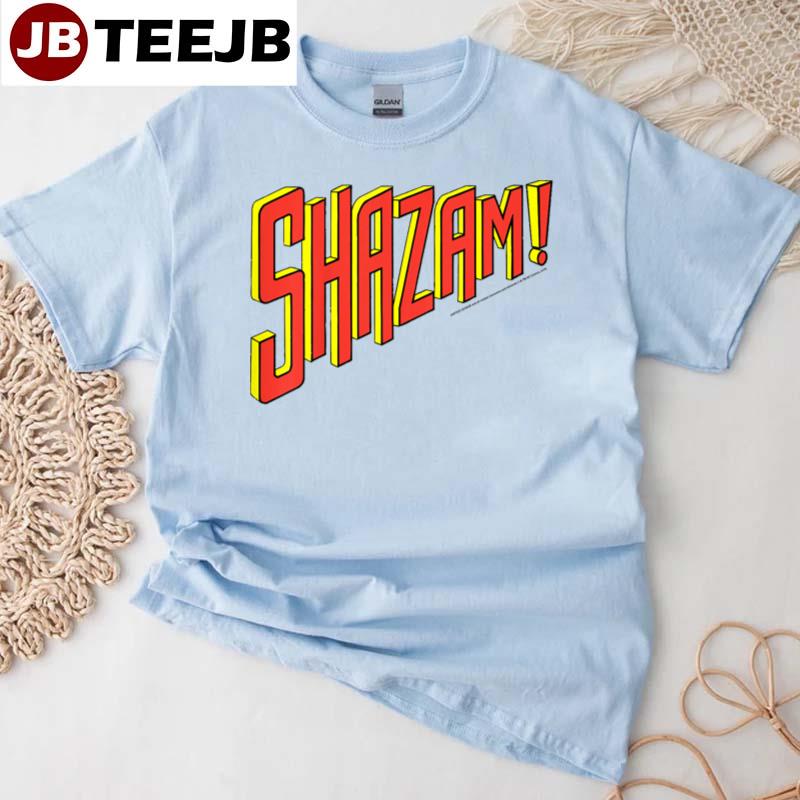 Shazaam Slanted Text Logo Unisex T-Shirt