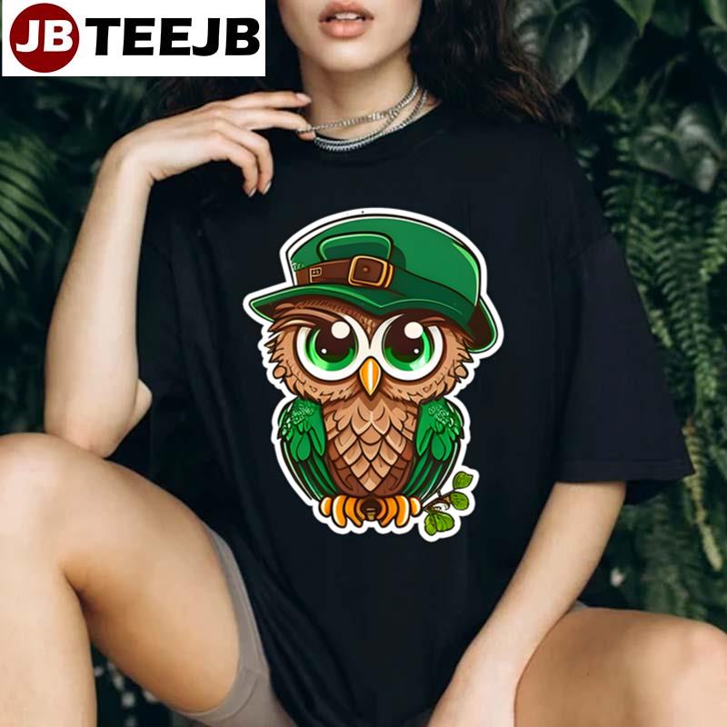 Themed Owl St Patrick’s Day Unisex T-Shirt