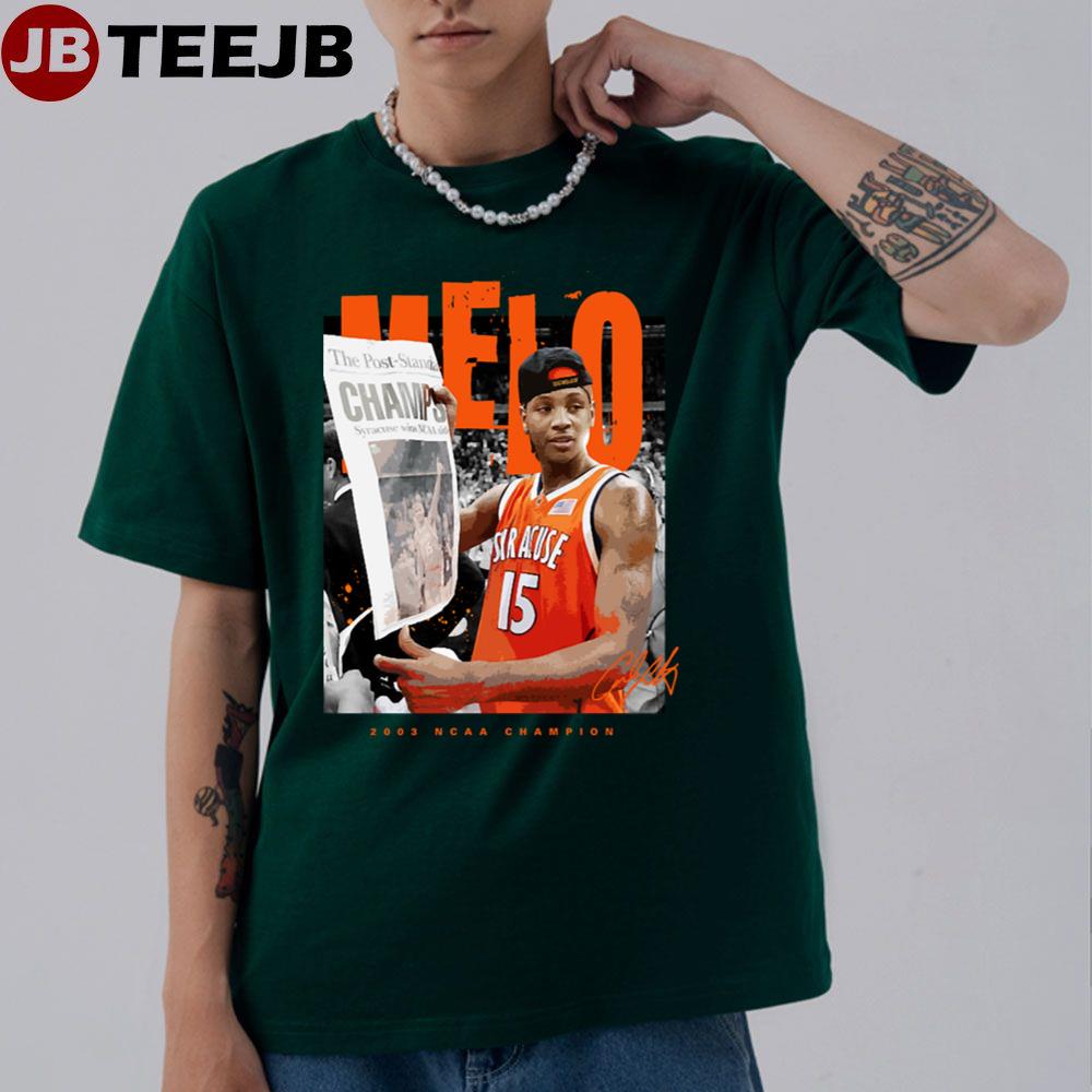 2003 Ncaa Champion Carmelo Anthony Basketball Unisex T-Shirt