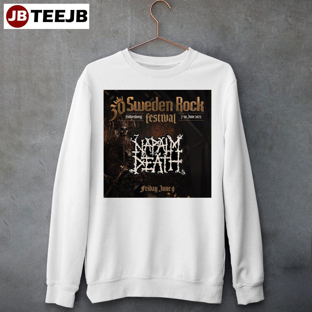 30 Sweden Rock Festival Napalm Death 2023 Unisex Sweatshirt