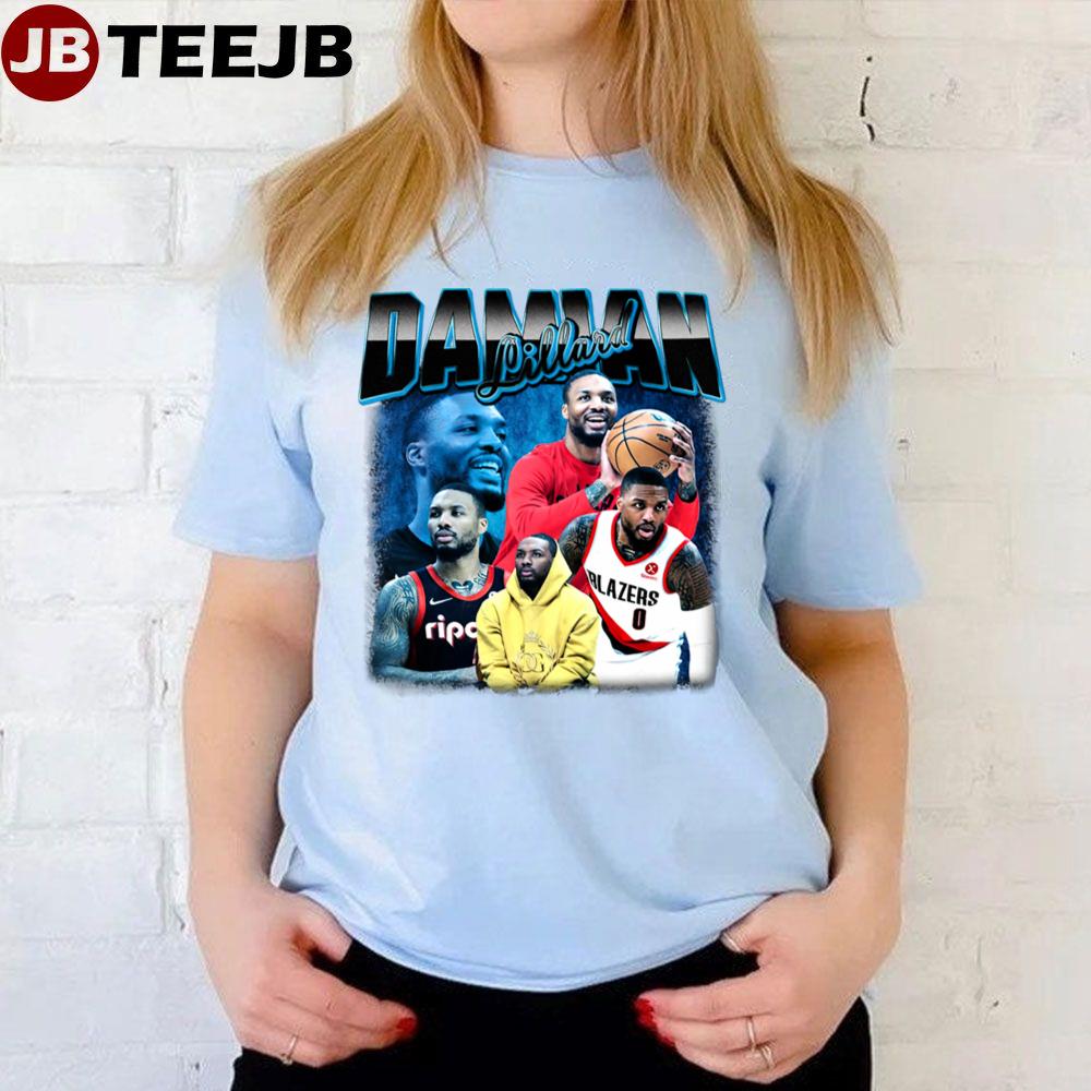 90’s Vintage Damian Lillard Basketball Unisex T-Shirt