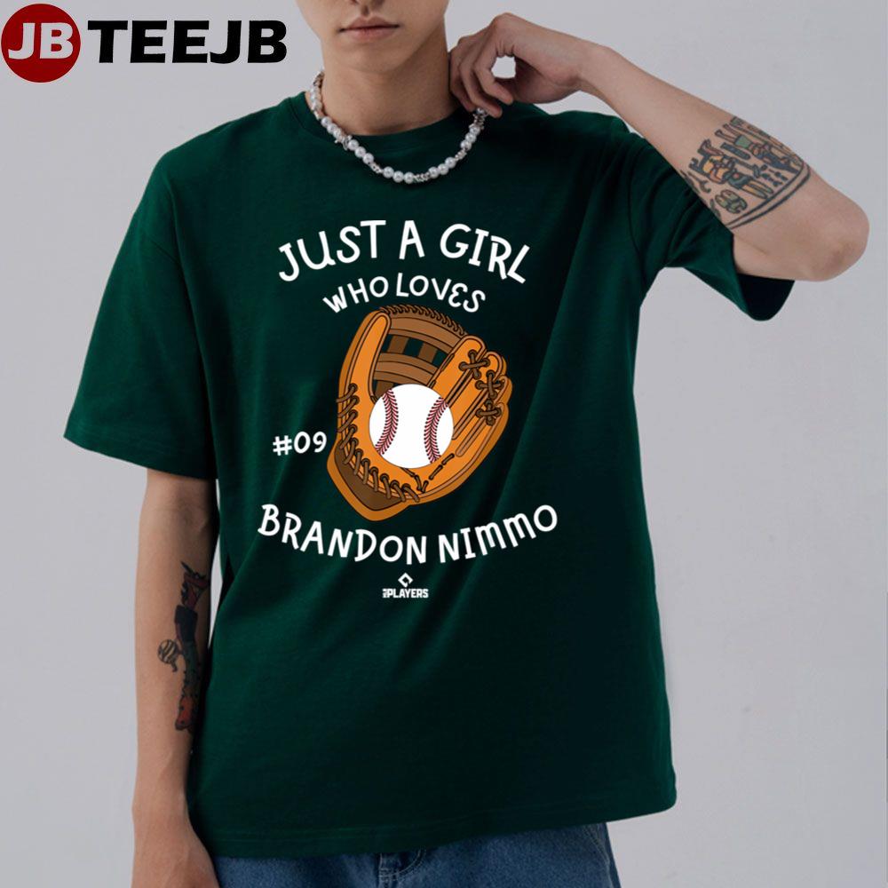 A Girl Who Loves Brandon Nimmo Baseball Player New Unisex T-Shirt