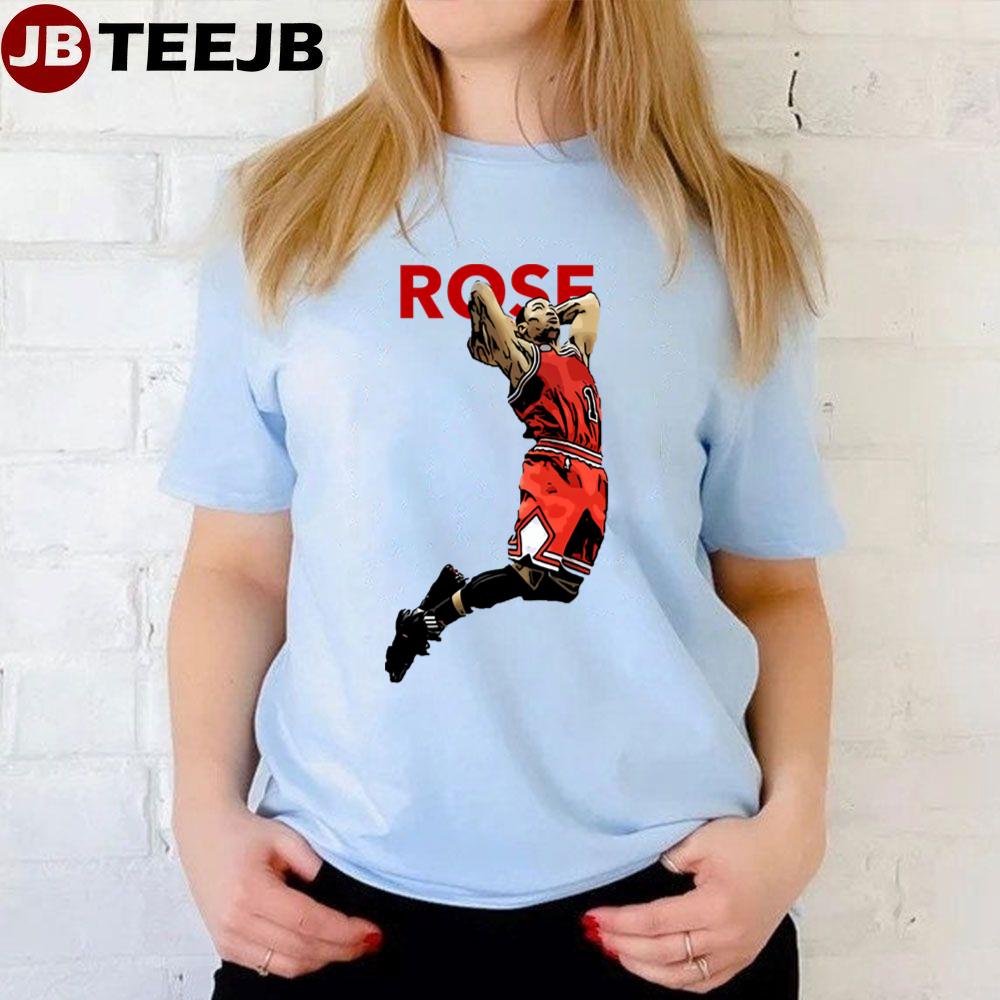 Art Derrick Rose Basketball Unisex T-Shirt