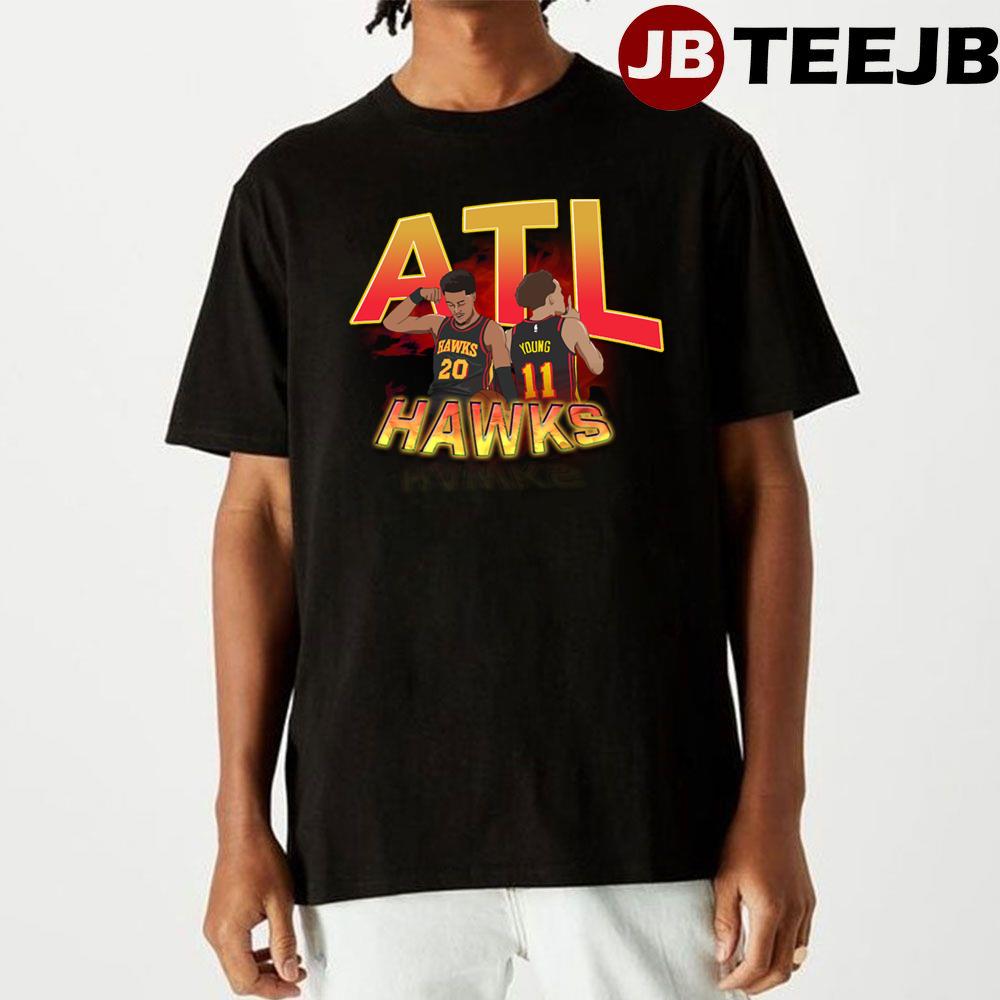 Atl Hawks Trae Young And John Collins Basketball Unisex T-Shirt