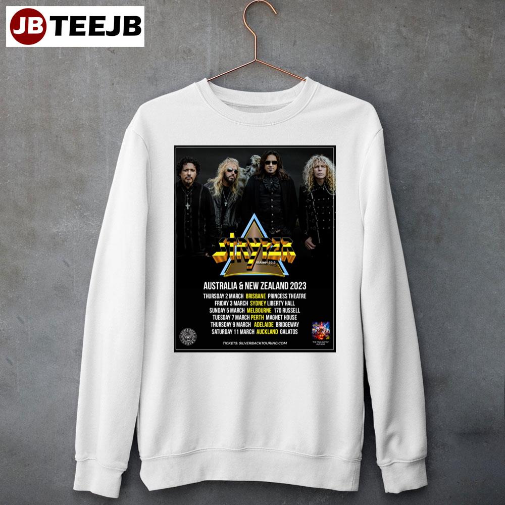 Australia And New Zealand 2023 Stryper Unisex Sweatshirt