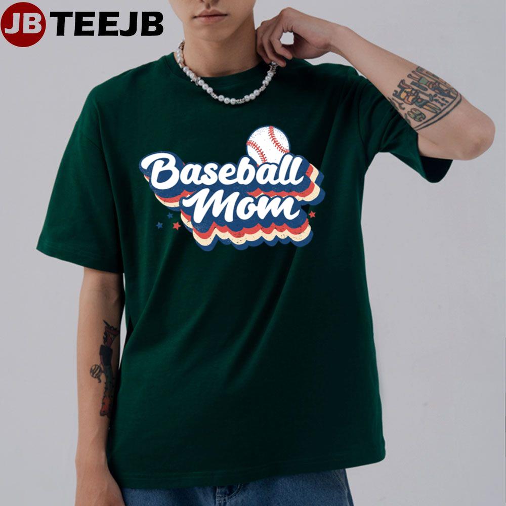 Baseball Mom Retro Style Unisex T-Shirt