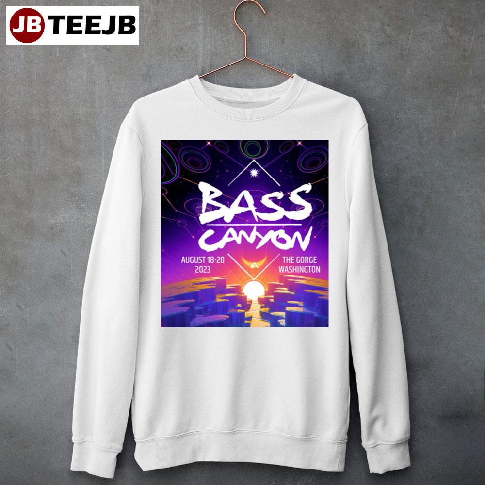 Bass Canyon The Gorge Washington 2023 Unisex Sweatshirt