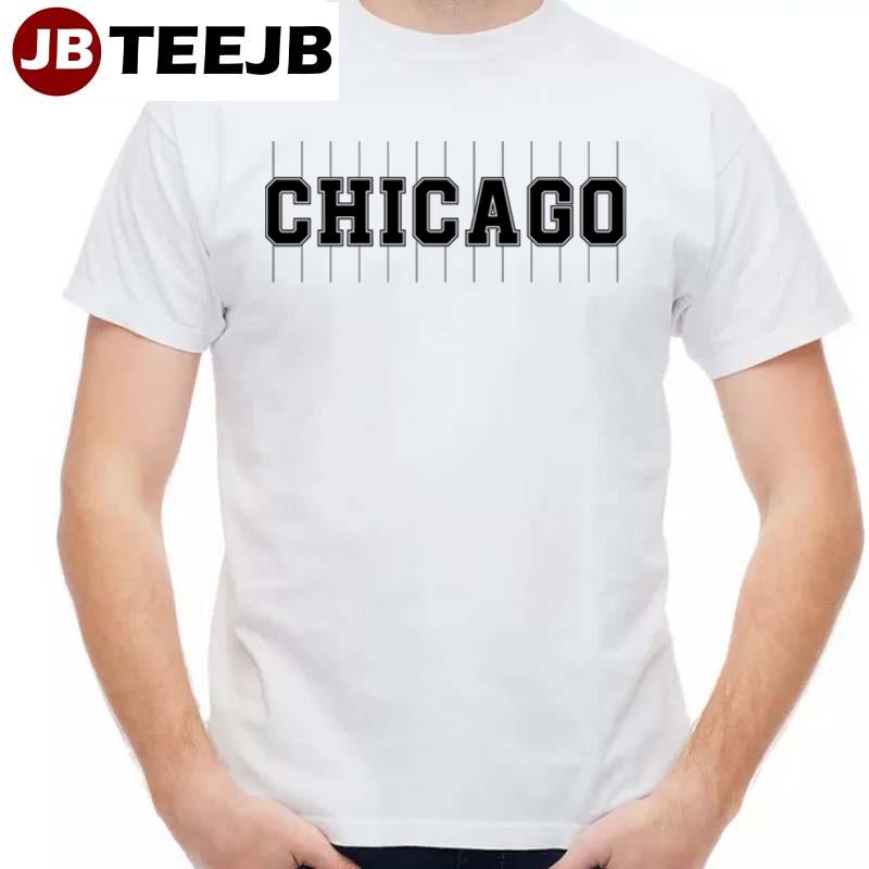 Black Art Chicago White Baseball Unisex T-Shirt