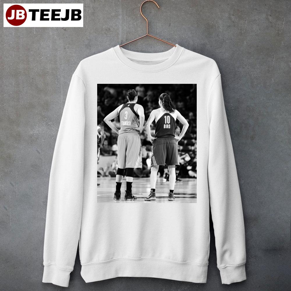 Black White Art Diana Taurasi Sue Bird Basketball Unisex Sweatshirt