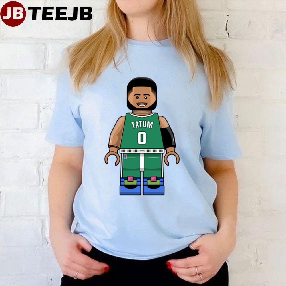 Bricks Style Figure Jayson Tatum Basketball Unisex T-Shirt