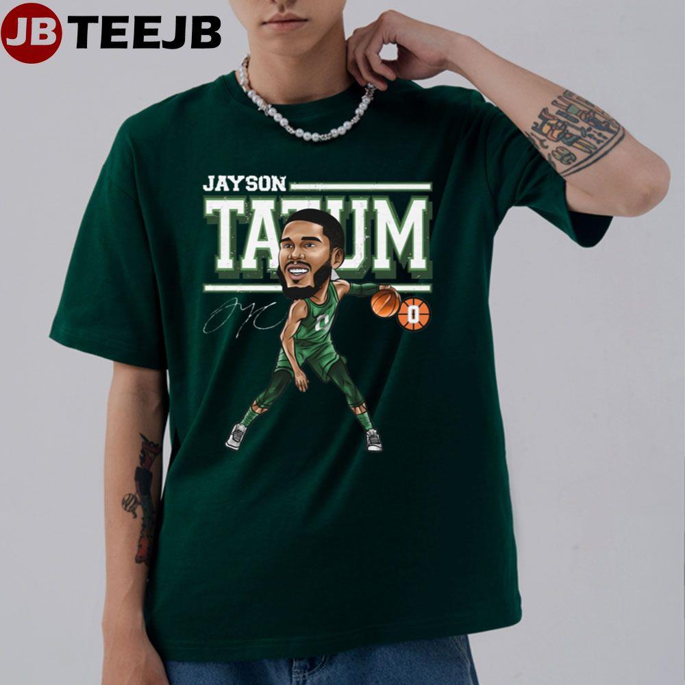 Cartoon Jayson Tatum Basketball Unisex T-Shirt