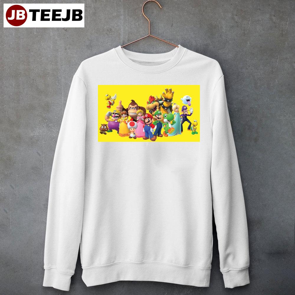 Characters The Super Mario Bros. Movie Movie 2023 Unisex Sweatshirt