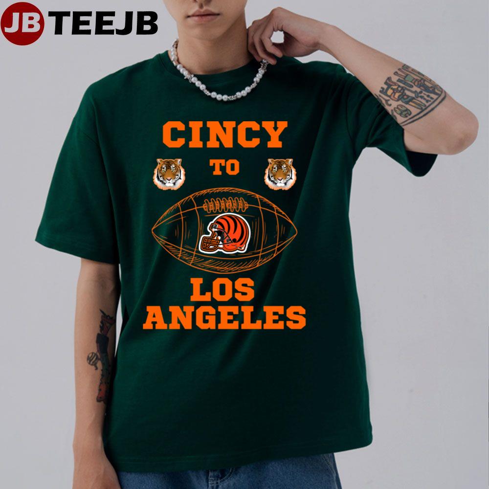 Cincy To Los Angeles Football Unisex T-Shirt