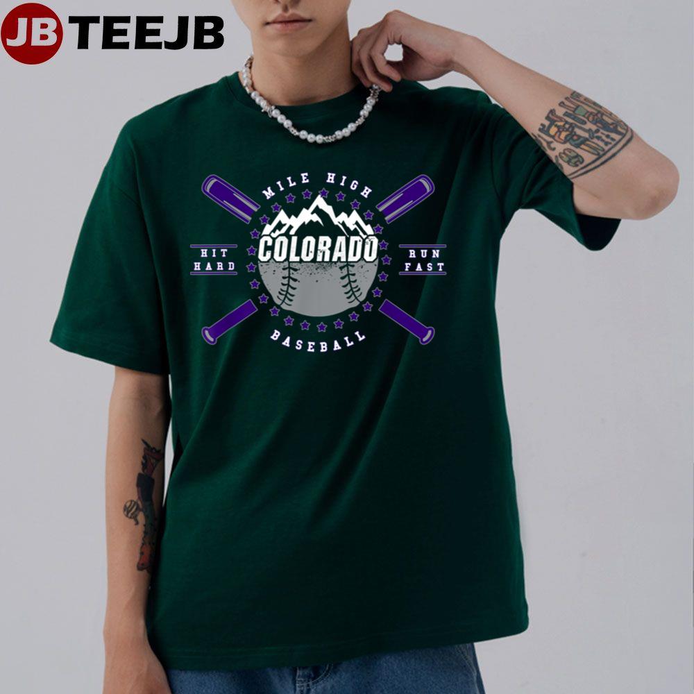 Colorado Baseball – Rocky Mountains Graphic Unisex T-Shirt