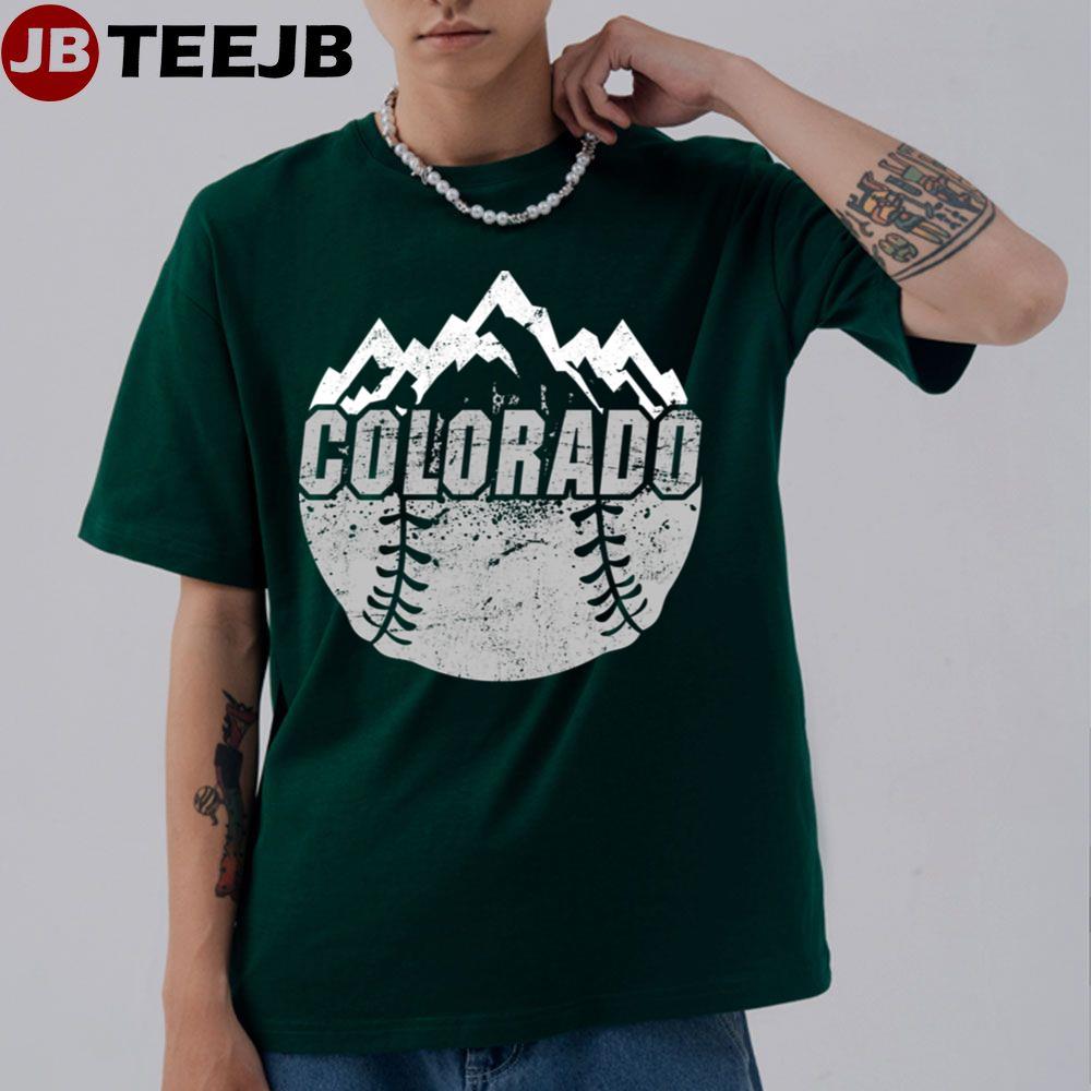 Colorado Baseball Rocky Mountains Design Unisex T-Shirt