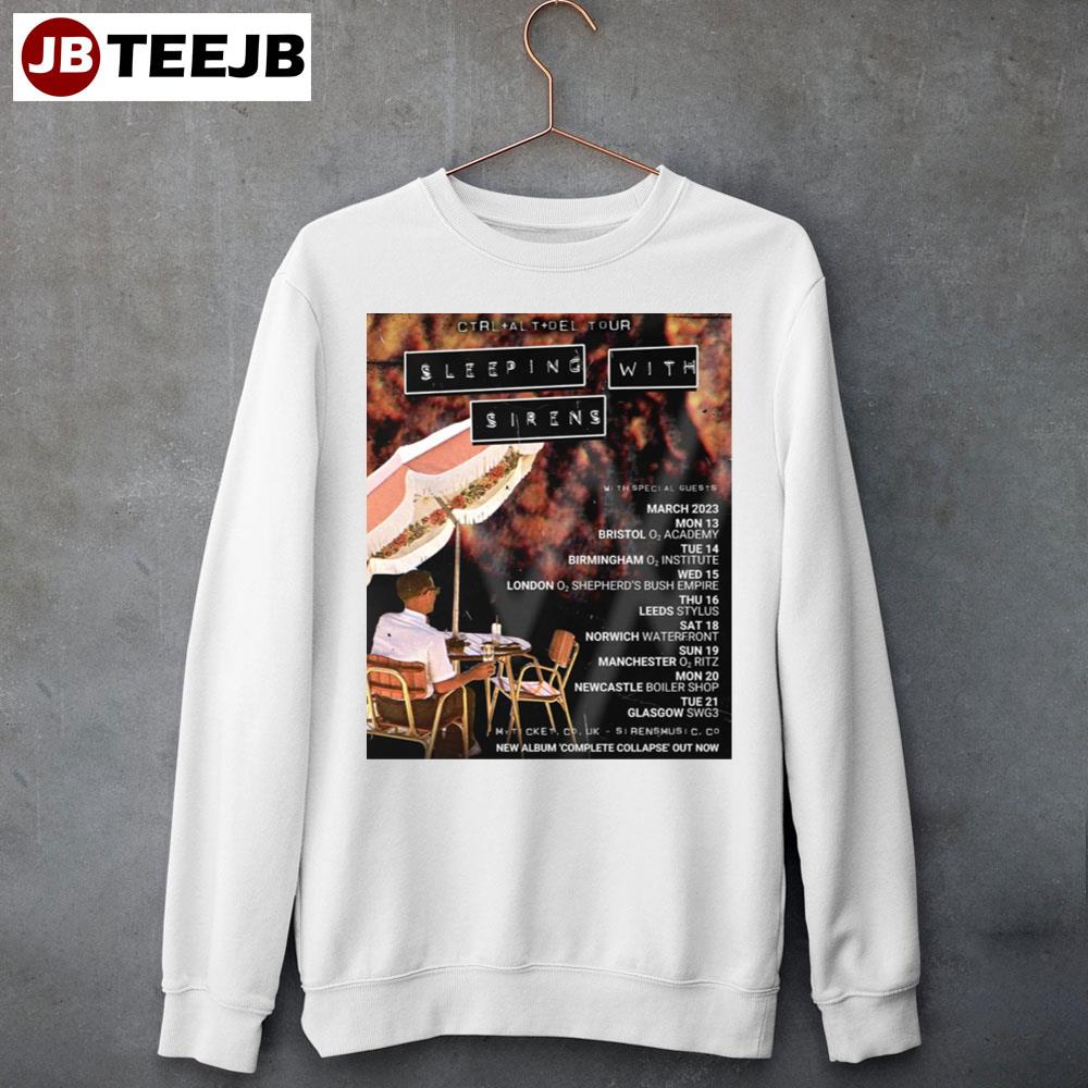 Ctrl + Alt+Del Tour Sleeping With Sirens 2023 Tour Unisex Sweatshirt