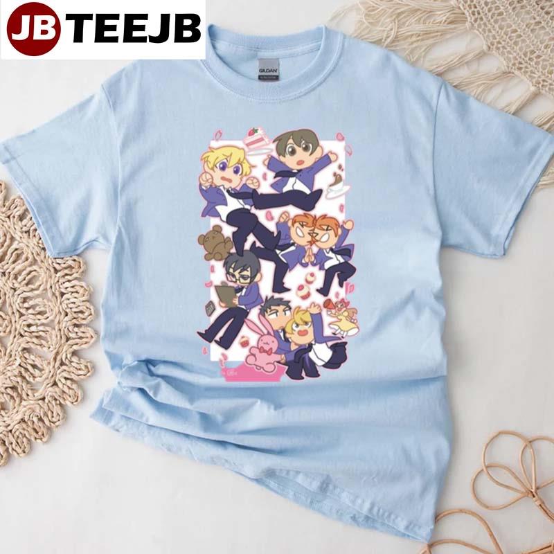 Cute Chibi Ouran High School Host Club Unisex T-Shirt