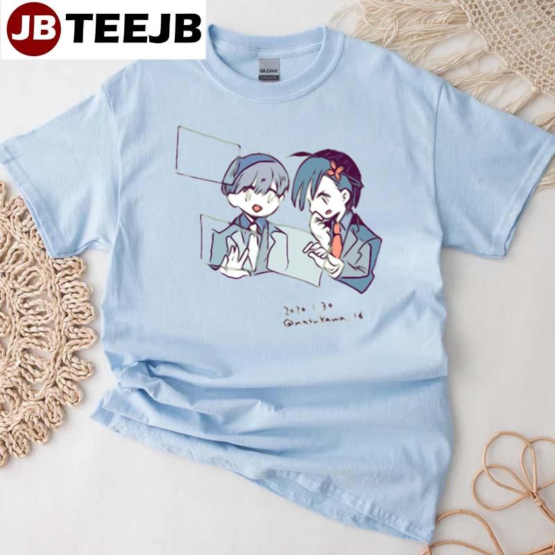 Cute Koharu Hondoumachi And Shirou Kokufu Id – Invaded Unisex T-Shirt