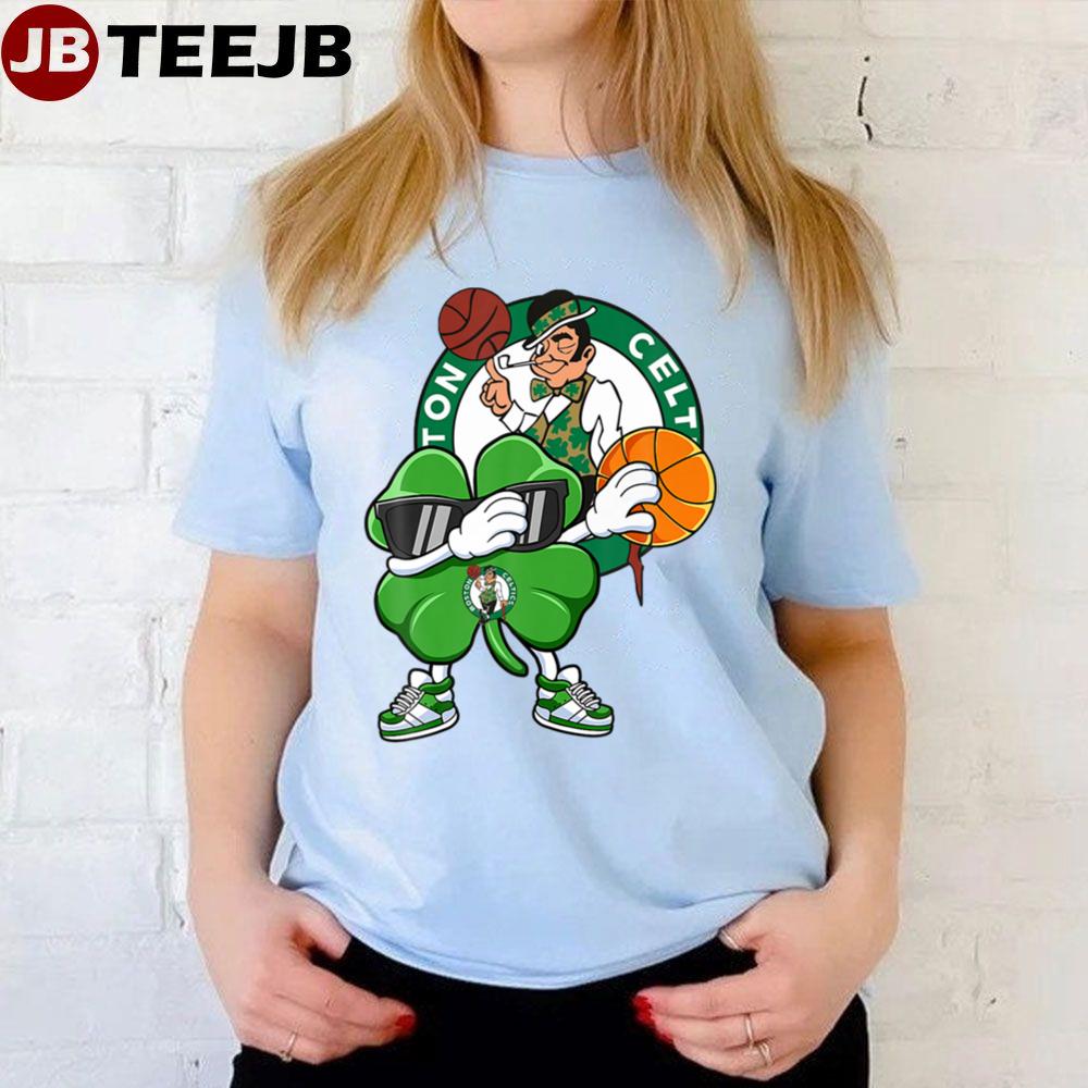 Dabbing Shamrock Boston Celtics Basketball Unisex T-Shirt