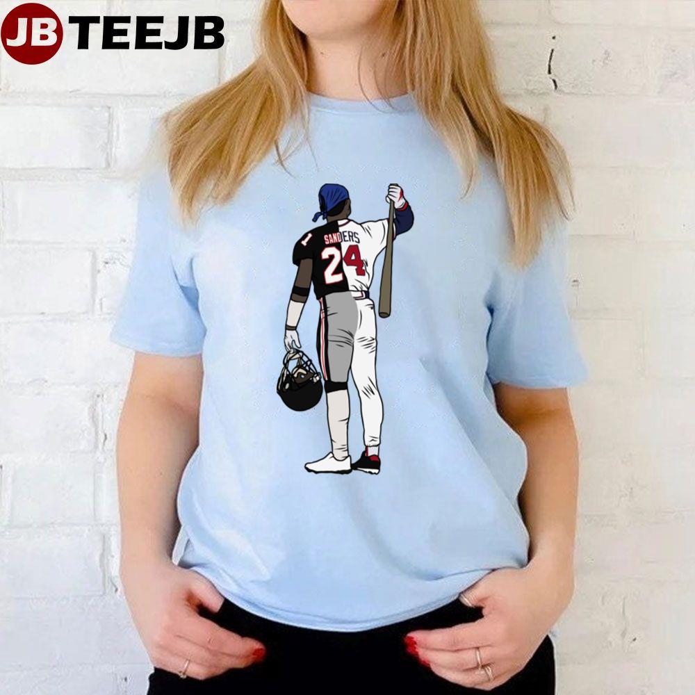 Deion Sanders Two Sport Athlete Football Unisex T-Shirt