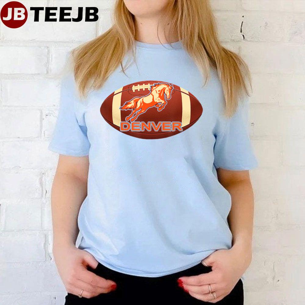 Denver Football Retro Colorado Bronco At Gameday Football Unisex T-Shirt