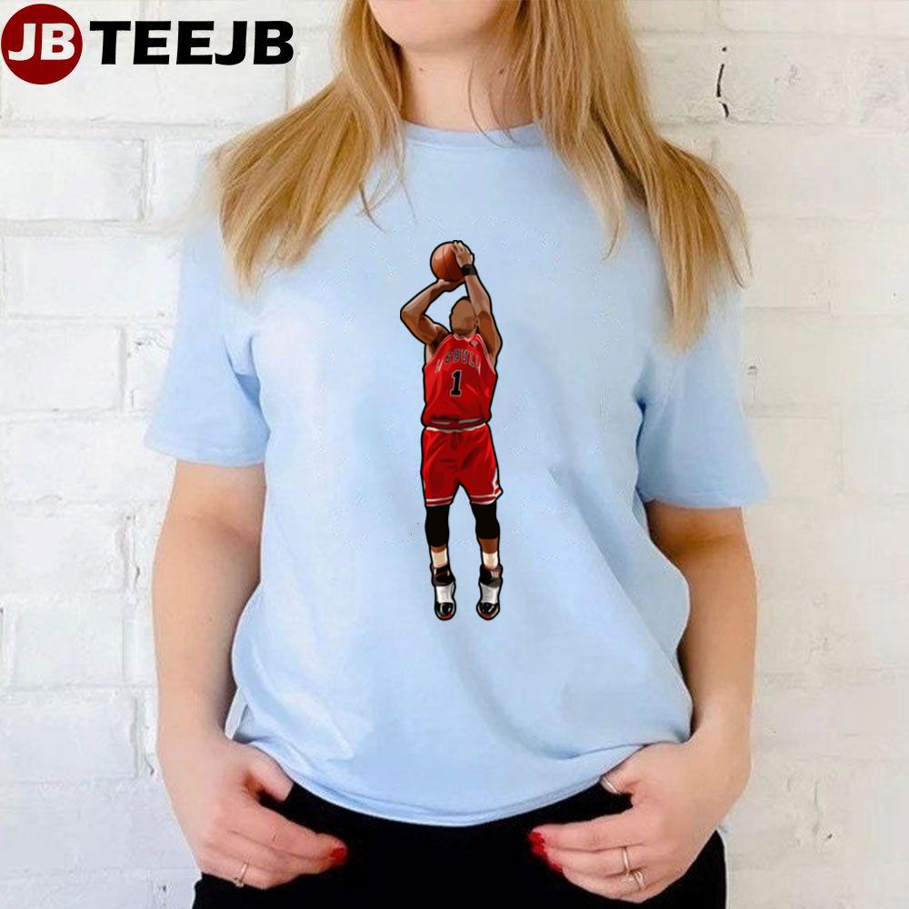 Derrick Rose 1 Bulls Shoot Unisex T-Shirt