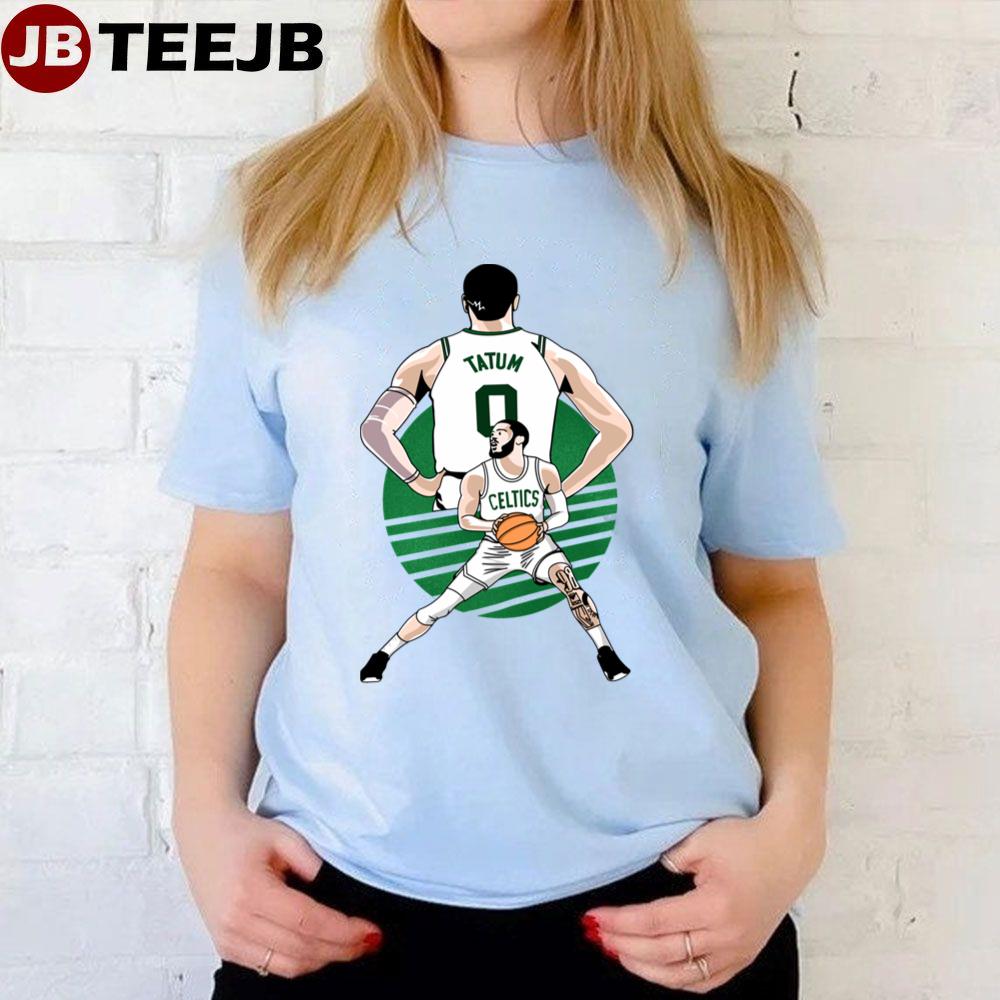 Digital Art Jayson Tatum Basketball Unisex T-Shirt