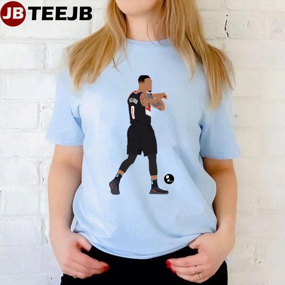 Digital Damian Lillard Basketball Unisex T-Shirt