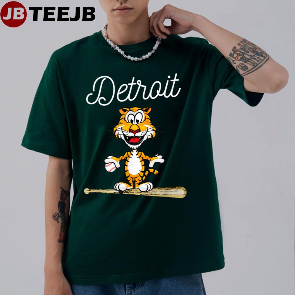 Distressed Tiger Mascot For Detroit Baseball Fansart Unisex T-Shirt