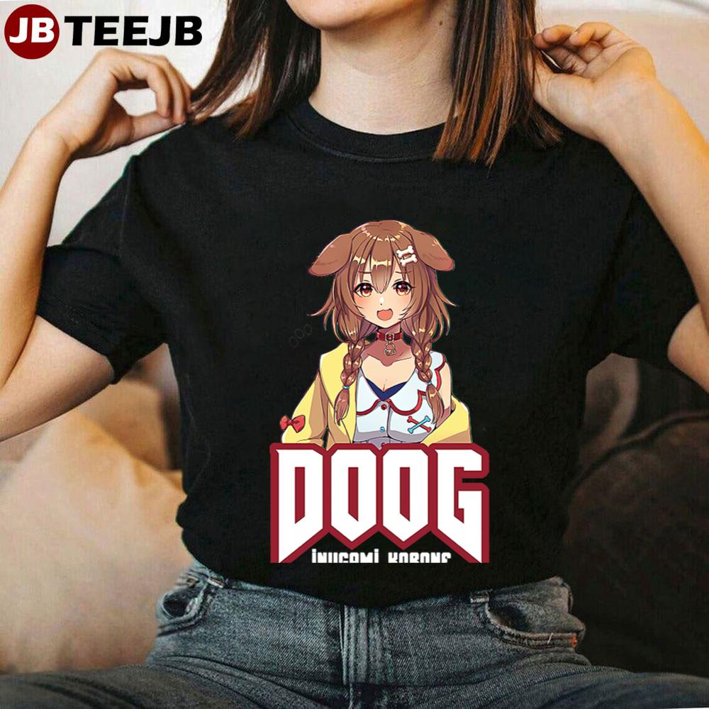 Doog Gamers Inugami Korone Hololive Unisex T-Shirt