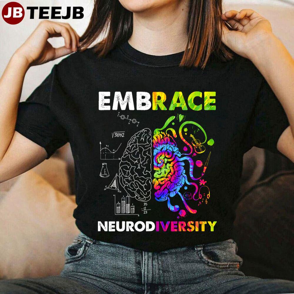 Embrace Neurodiversity Autism Awareness Unisex T-Shirt