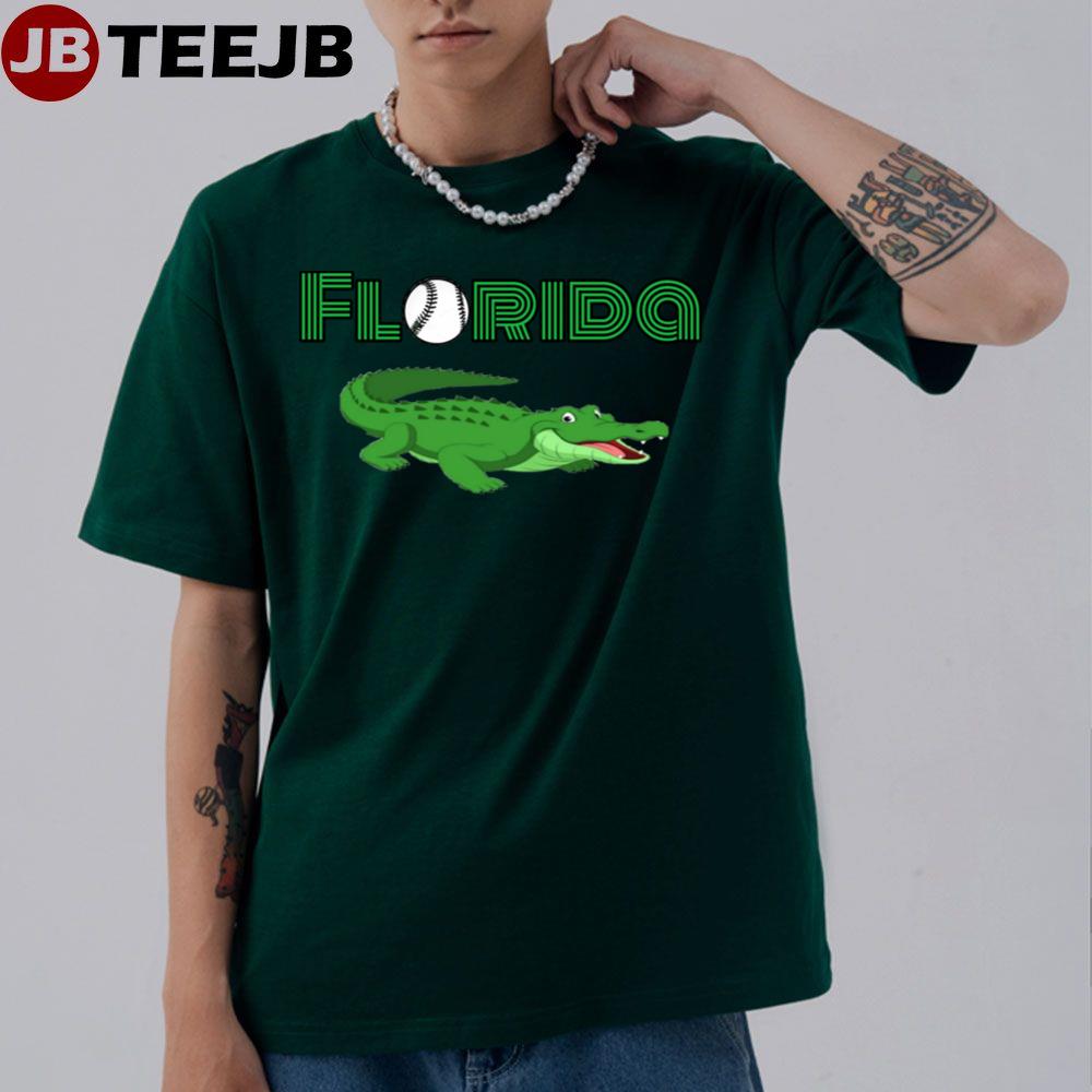 Florida Gator Baseball Green Art Unisex T-Shirt