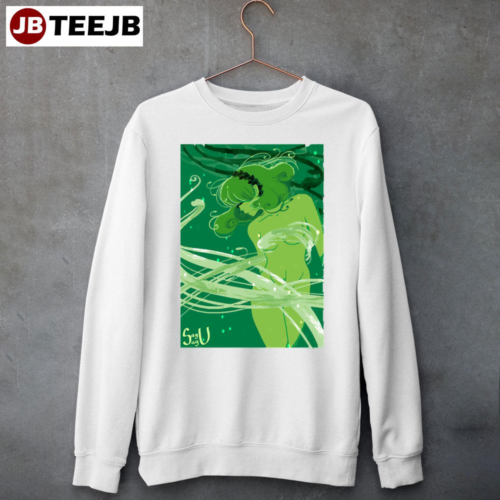 Green Poster Fuu Hououji Magic Knight Rayearth Unisex Sweatshirt