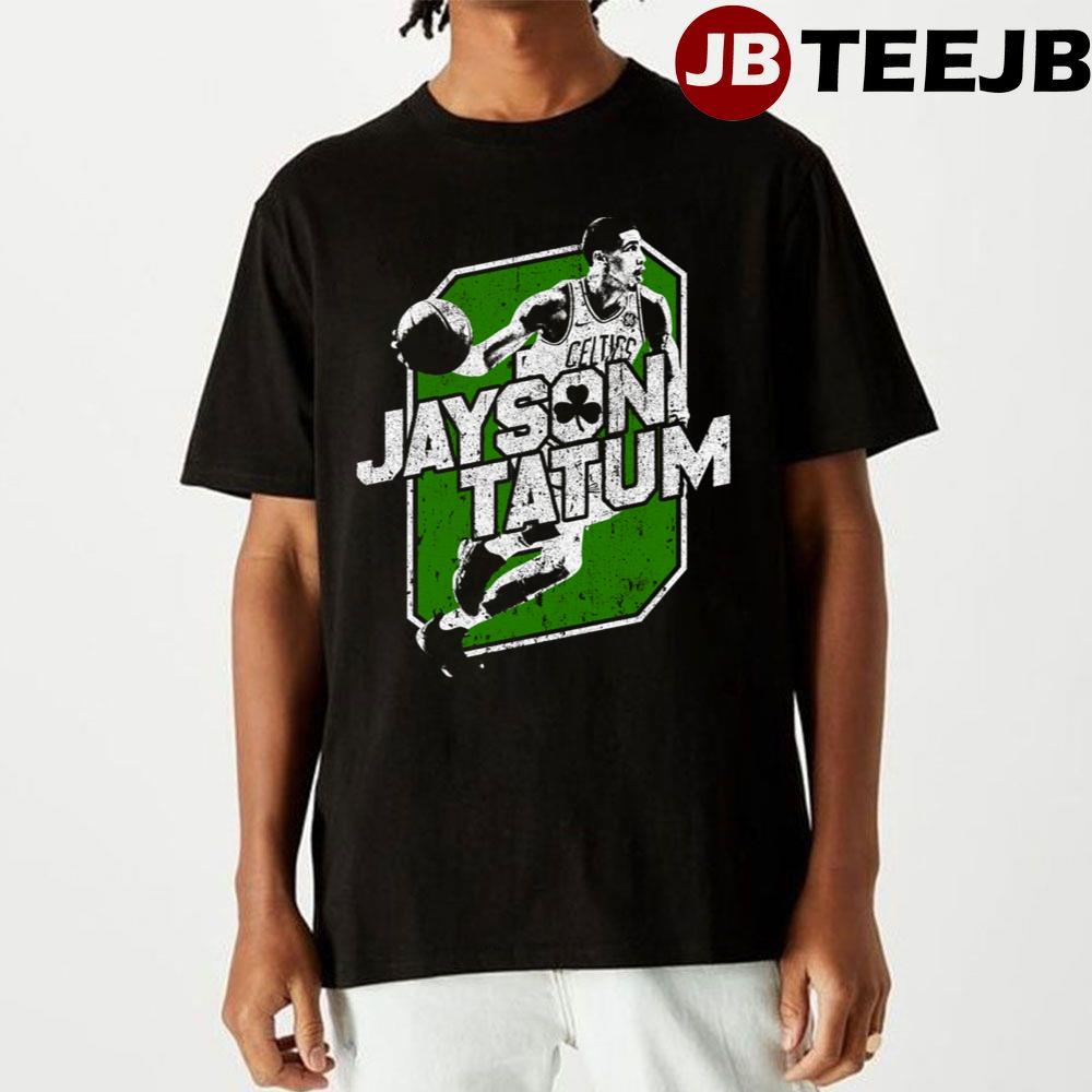 Green White Vintage Jayson Tatum Basketball Unisex T-Shirt