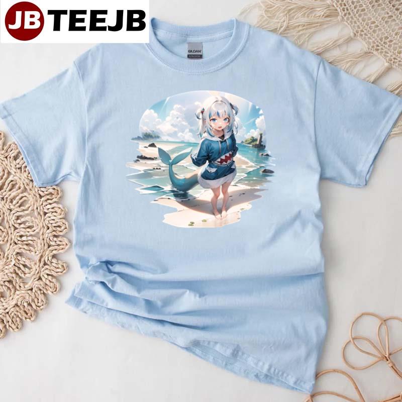 Gura Splash Art Hololive Unisex T-Shirt