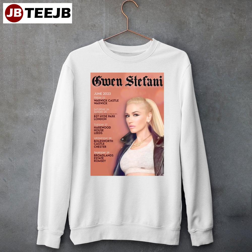 Gwen Stefani Tour Dates 2023 Unisex Sweatshirt