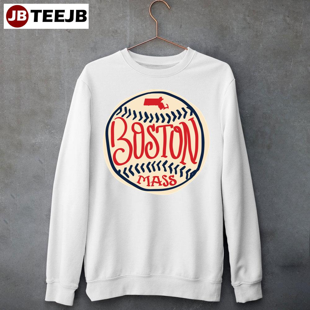 Hand Drawn Boston Red Sox Baseball Unisex Sweatshirt