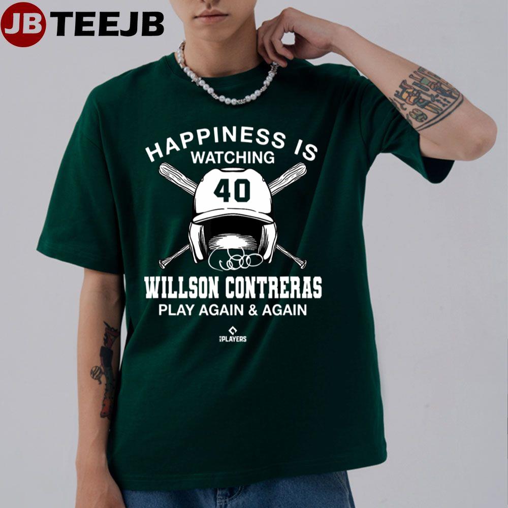 Happiness Is Watching Willson Contreras Chicago Baseball Unisex T-Shirt