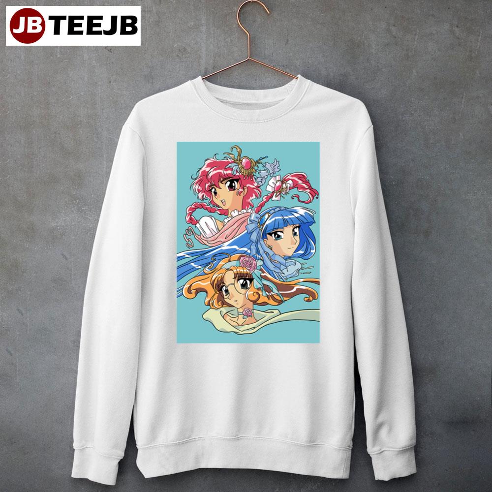 Hiraku Shidou Ryuuzaki Umi Fuu Hououji Magic Knight Rayearth Unisex Sweatshirt