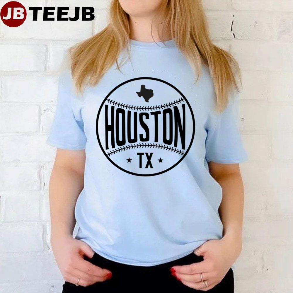 Houston Baseball Themed Unisex T-Shirt