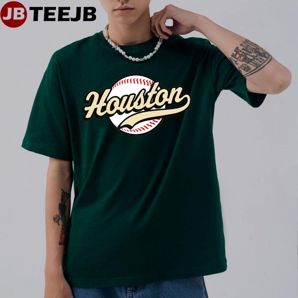 Houston Vintage Baseball Throwback Retro Astro Unisex T-Shirt