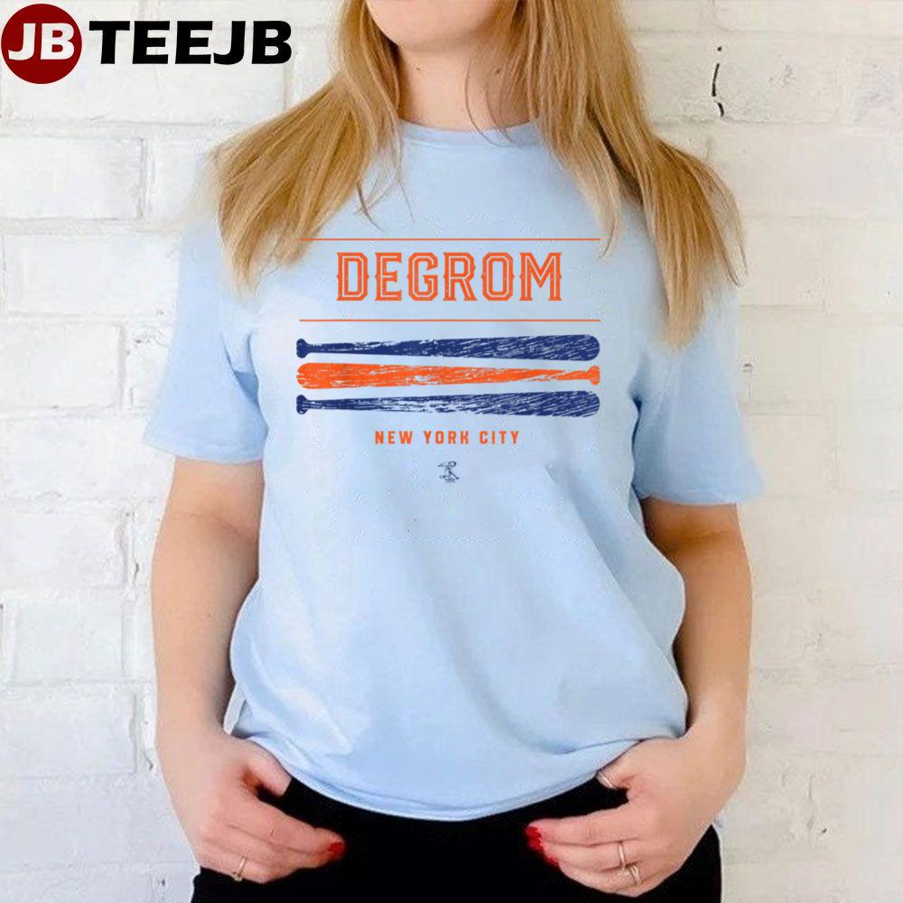 Jacob Degrom Vintage Baseball Bat Gameday Unisex T-Shirt