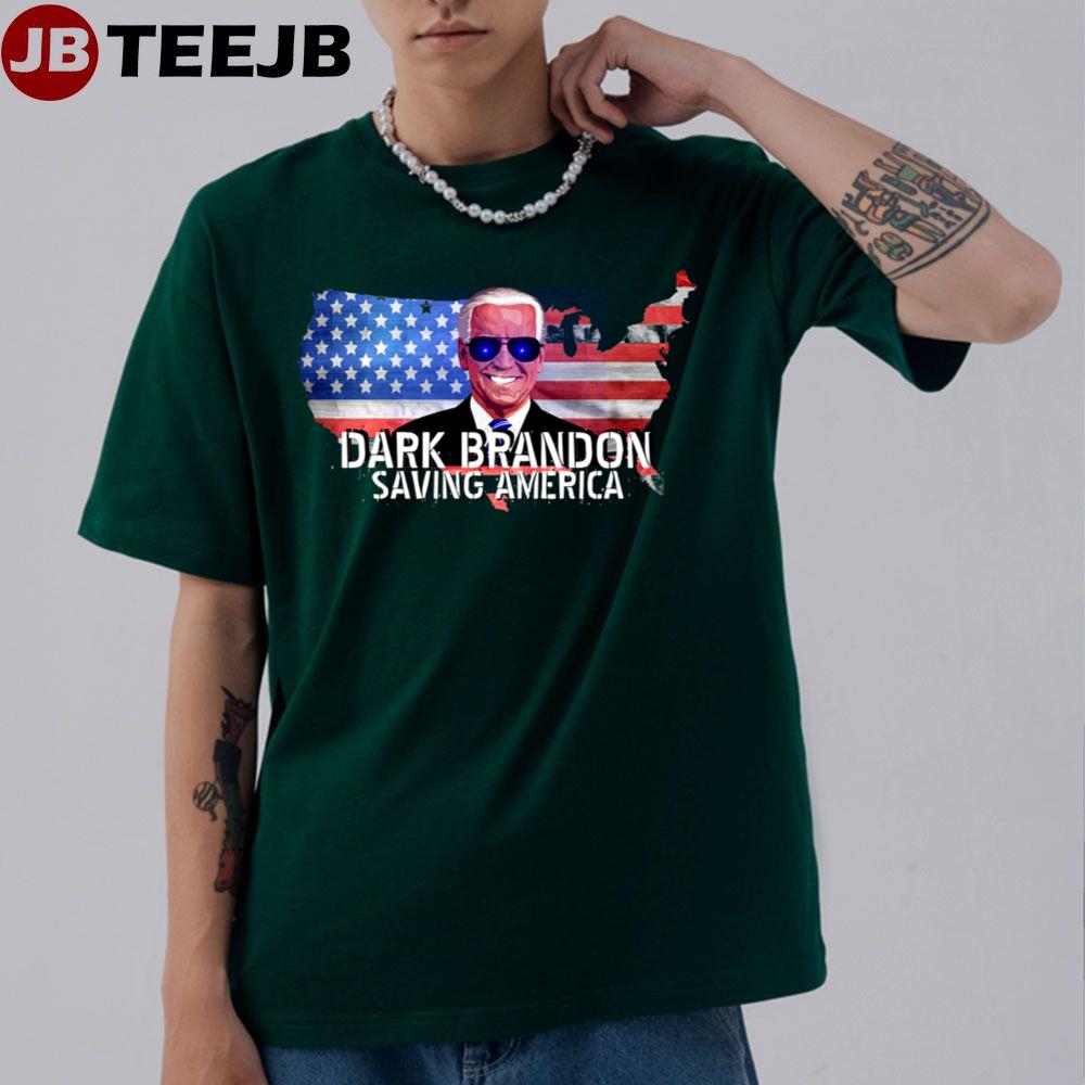 Joe Biden As Dark Brandon Saving America Unisex T-Shirt