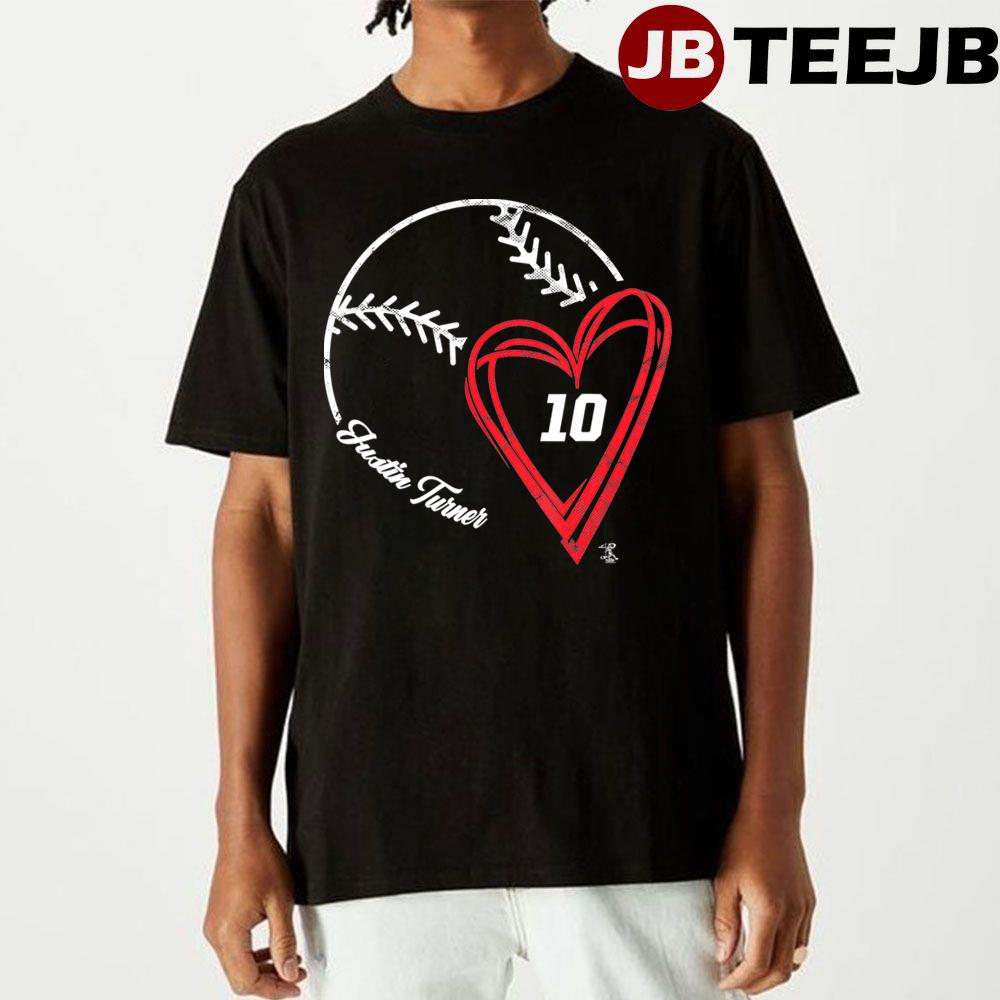 Justin Turner Baseball Heart Gameday Unisex T-Shirt