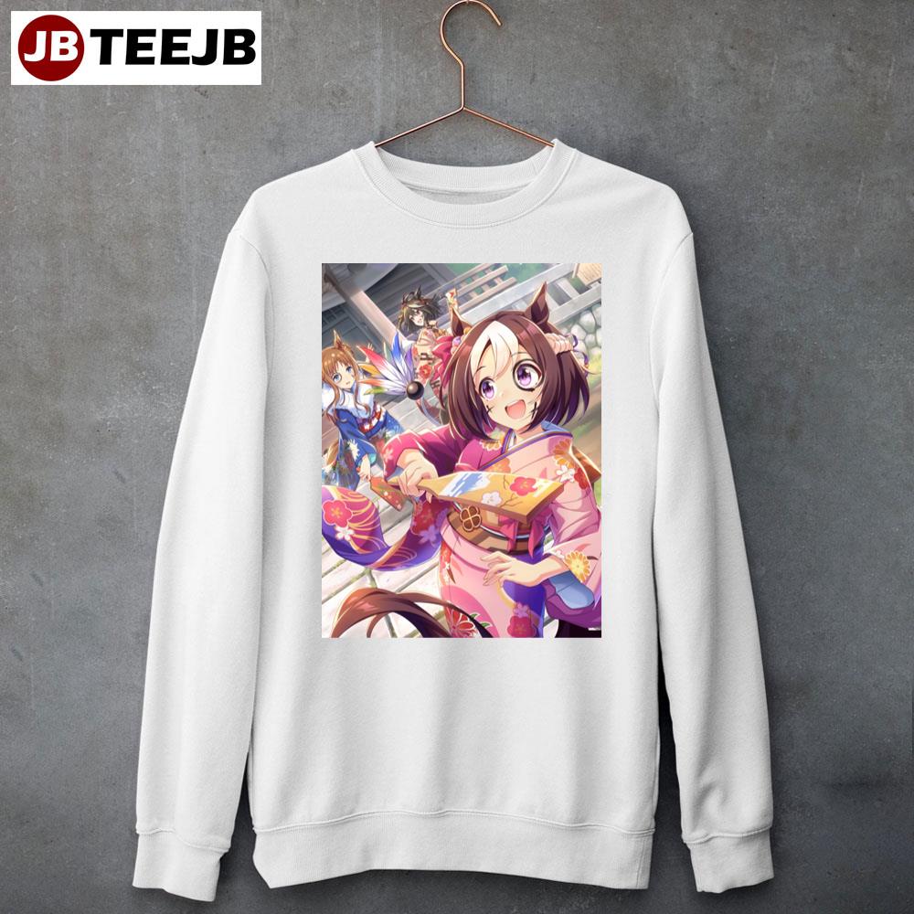 Kimono Special Week Uma Musume Pretty Derby Unisex Sweatshirt